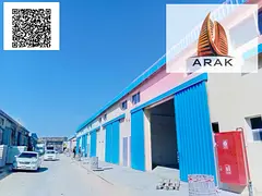 A practical warehouse available for annual rent in Ajman Industrial Area 1, suitable for various com