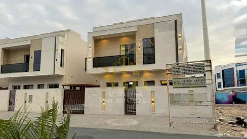 فيلا فاخرة للبيع في العامرة – تصميم عصري + طابقين وروف شامل رسوم التسجيل