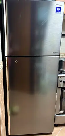 Hitachi Top Freezer Refrigeratorh - Stainless Steel, Good Condition