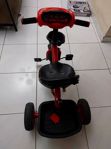 Red Kids Tricycle with seat Good Condition For SALE