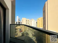 For monthly rent: Luxurious furnished one-bedroom apartment with a living room, in Ajman Corniche. I