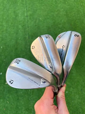 TaylorMade Milled Grind Wedge Set 52, 56, 60 Degree Dynamic Gold S200 Shafts