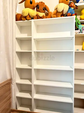 White Multi-Compartment Shelves / Storage Display Shelf - Good Condition