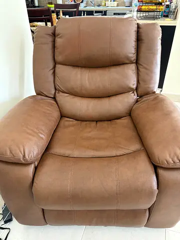 Brown leather Recliner