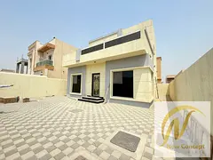 Spacious villa for rent in Al Zahya with 3 master bedrooms, majlis, living room, kitchen, maid’s r
