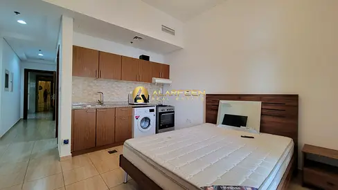 استوديو مفروش | برج صباح | شرفة وإطلالة على المدينة