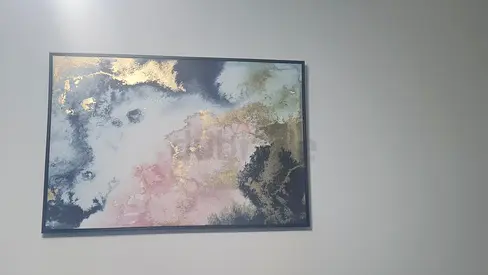 Framed Floral Wall Art Painting - Soft Pastel Blooms and Home Decors