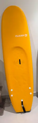Yellow Olaian Soft-Top Surfboard - Beginner-Friendly