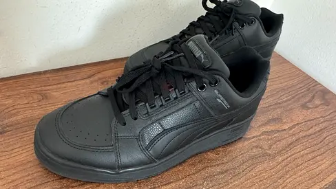 PUMA slipstream - full black leather