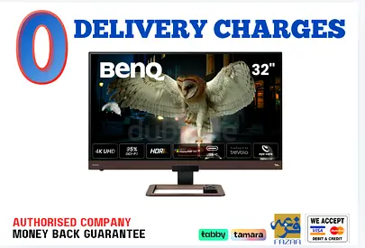 BenQ 32 inch Bezel-Less HDR 400 IPS Entertainment Monitor- 1 Year Warranty