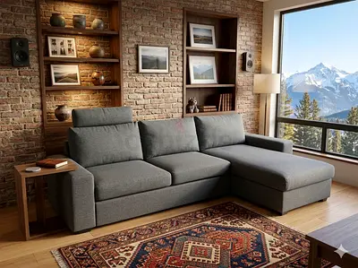 Ikea vimle L shape sofa bed with mattress