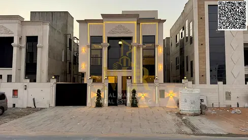 فيلا فاخرة للبيع في الحليو2 تصميم أنيق يضم5غرف نوم واسعة وتشطيبات فائقة الفخامة في موقع استراتيجي في عجمان 🏡✨