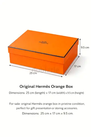 Original Hermès Orange Box – Perfect Condition