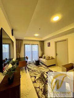 Fully Furnished Monthly Apartment for Rent – Ajman Corniche  Enjoy living in a luxurious 1-bedroom