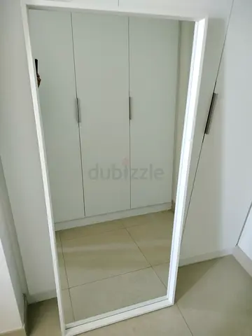 IKEA White Framed Standing Mirror