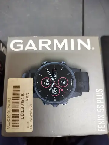 Brand New Garmin Fenix 5 Plus Sapphire Edition Watch Black
