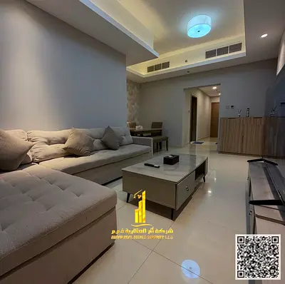 للإيجار الشهري غرفه وصالة فاخرة  مفروشه بفرش فاخر ومرتب _ بعجمان _  الراشديه 1 _   ابراج غلفا تاور  _  شامل جميع الفواتير والانترنت