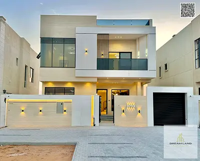 Modern finished villa, two floors and a roof with a large setback, at a negotiable price.