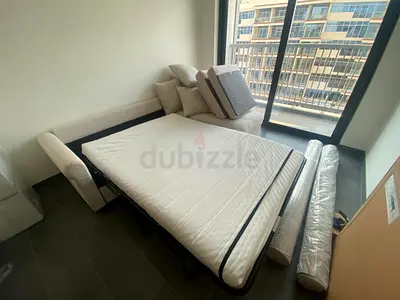 Ikea gronlid L shape sofa bed with mattress
