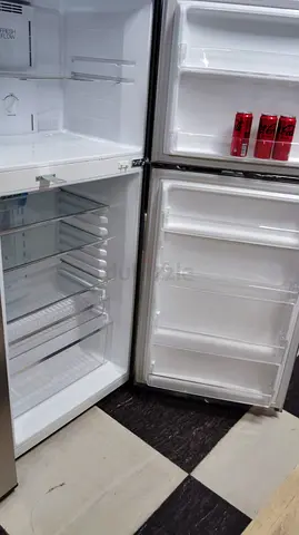 Used Double-Door Refrigerator - Clean Interior, Working Condition