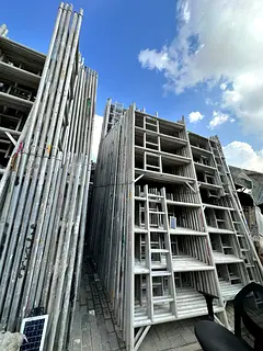 Aluminum scaffolding mobile tower