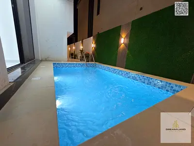 فيلا احلامك بتصميم اوروبي وتشطيب شخصي 5 غرف مع روف ومسبح امام الحديقه خلف الخدمات علي شارع رئيسي تملك حر جميع الجنسيات نضمن لك سكن راقي واستثمارممتا