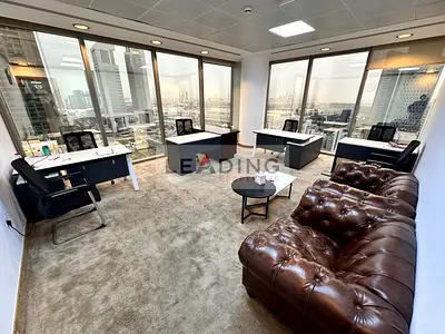 High Floor Office | SZR & DIFC Views | Sheikh Zayed Road | Near Metro