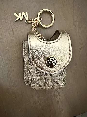 Michael Kors Keychain Pouch with MK Charm - Brand New