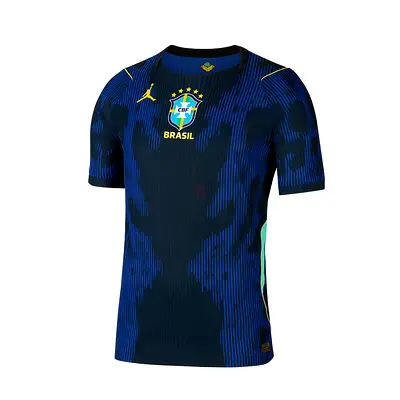 Brazil World Cup Jersey by Jordan - Black/Blue