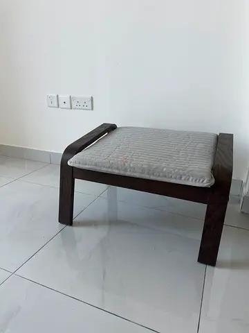 Solid Wood Entryway Bench with Cushioned Seat
