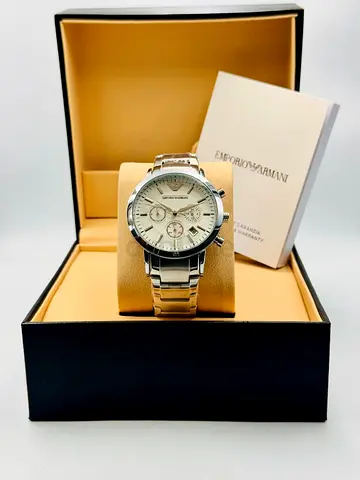 Armani watch with working chrono