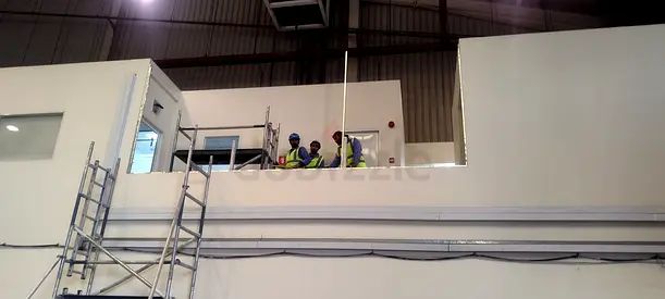 Gypsum partition and renovation
