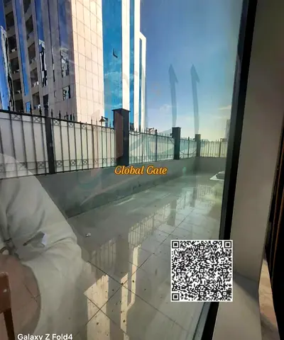 شقه غرفه وصاله للايجار الشهري المفروش شامل جميع الفواتير داخل ابراج الاورينت منطقه البستان امارة عجمان