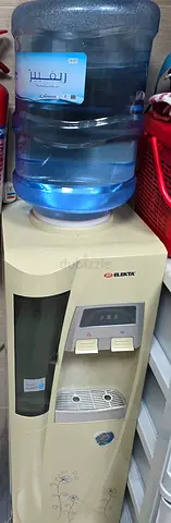 Used Elekta Water Dispenser with 19L Bottle (Working) - Beige