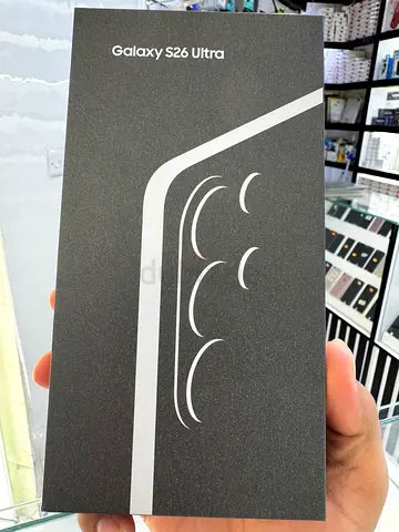 Samsung S26Ultra 512GB Brand new Sealed Black Noir 1Year international warranty We Have physical Sto