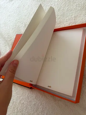 Unused Hermes blank notebook / sketchbook (hardcover) - original new