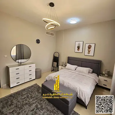 شقة غرفة وصالة مفروشة فرش جديد بالكامل للايجار الشهرى بعجمان - الكورنيش - مساكن الكورنيش