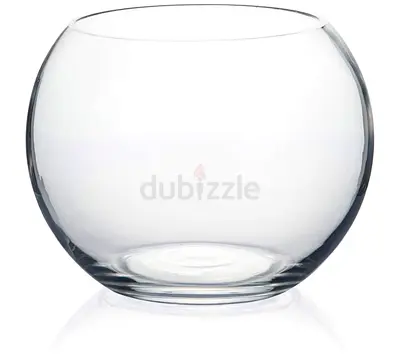 Clear Glass Fishbowl  / Decorative Glass Bowl