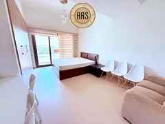 Chiller free Close to bus stop Spacious studio with fully furnished all facilities in al furjan Duba