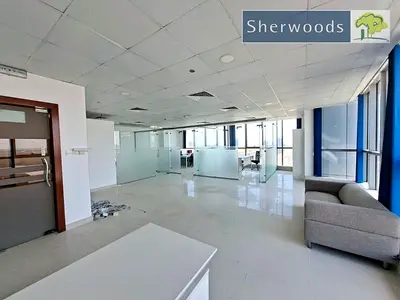 For Sale Office in Julphar Towers - Corner Unit Sea View