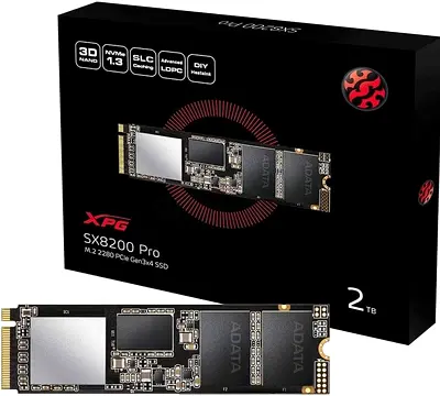ADATA SX8200 PRO 2TB NVME Gaming Drive 3500MB/s