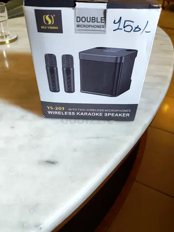 SU-Yoso YS-203 Wireless Karaoke Speaker with 2 Microphones - Good Condition
