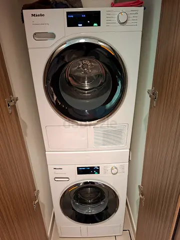 Miele latest model 9kg washer and 9kg dryer separate set