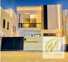 Luxury villa in Al Yasmeen, 6 super deluxe master bedrooms - a luxurious residential experience