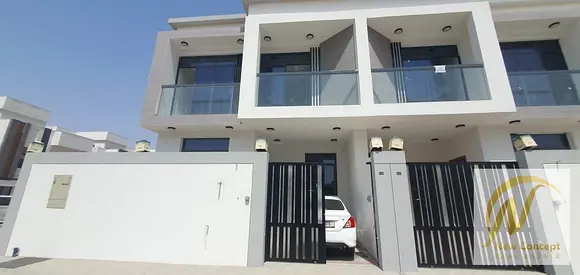 🏡 Modern Corner Townhouse for Sale in Al Bahia – Ajman  G+1+Roof | 6 Bedrooms | 7 Bathrooms | High-End Finishes