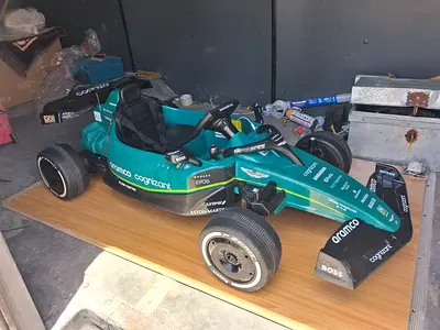 Kids Electric Formula Race Car Ride-On (Single Seater) - Green