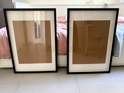 IKEA RÖDALM Frames 50x70cm (Set of 2) – Black, Excellent Condition