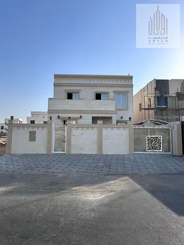 فيلا مستقلة للبيع في الزاهية عجمان تصميم مميز 4 غرف ماستر بسعر رائع