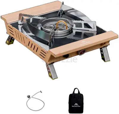 HXBER High Power Camping Stove Portable 3-Cores Gases Backpacking Stove with Adjustable Valve Connec