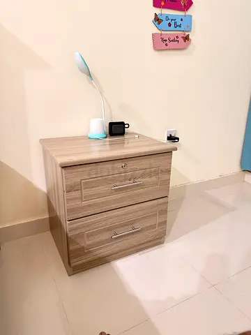 Bed side Table with two drawers